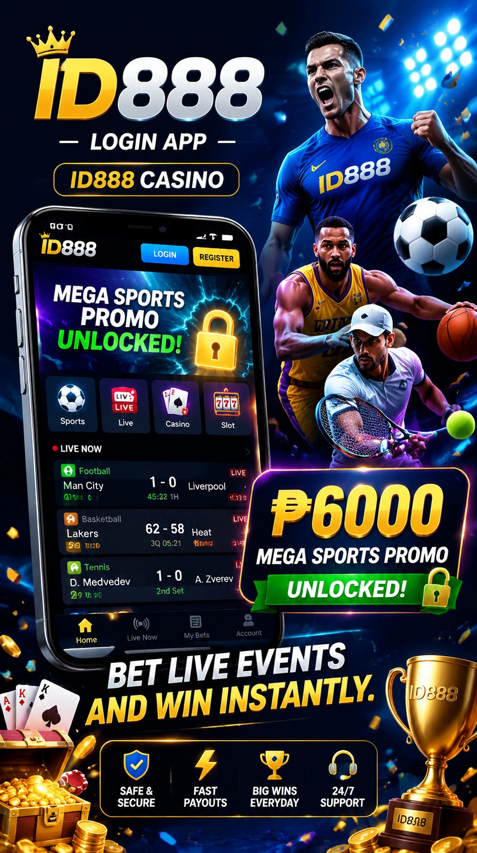 Mobile gaming sports page for Filipino players